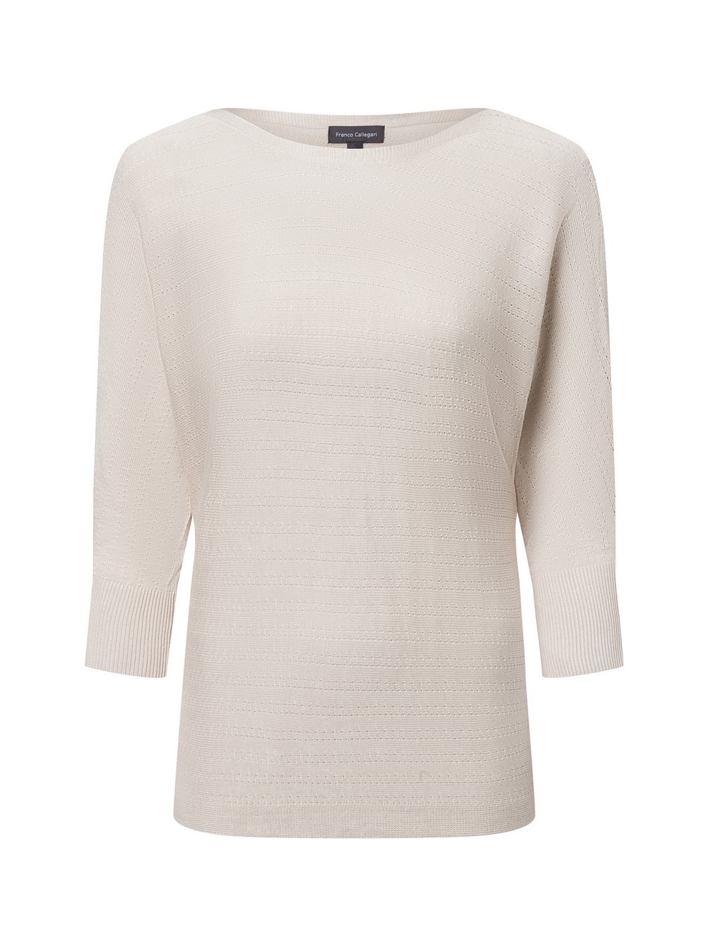 Franco Callegari Strickpullover Damen Feinstrick beige, S