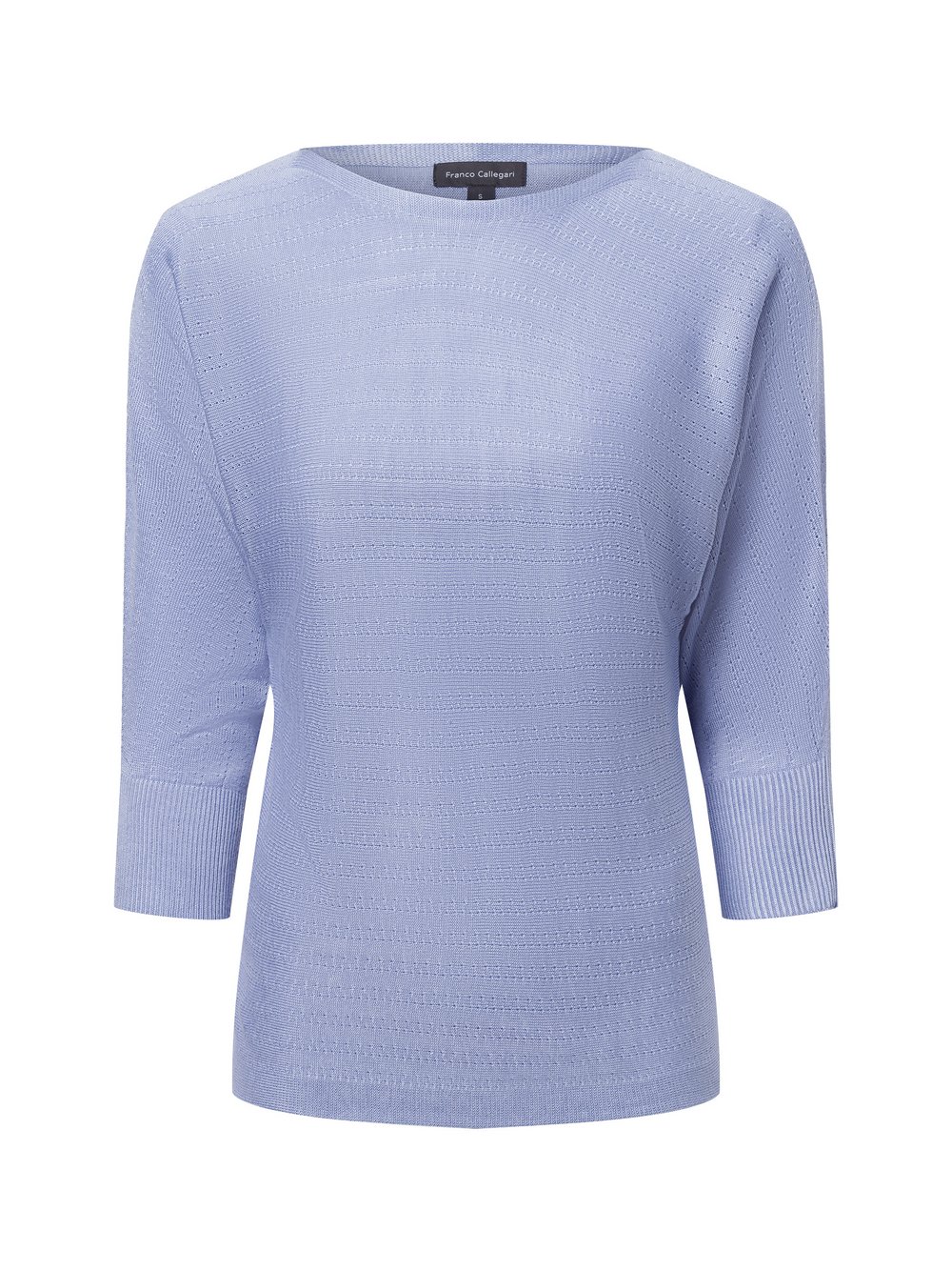 Franco Callegari Strickpullover Damen Feinstrick blau, XL