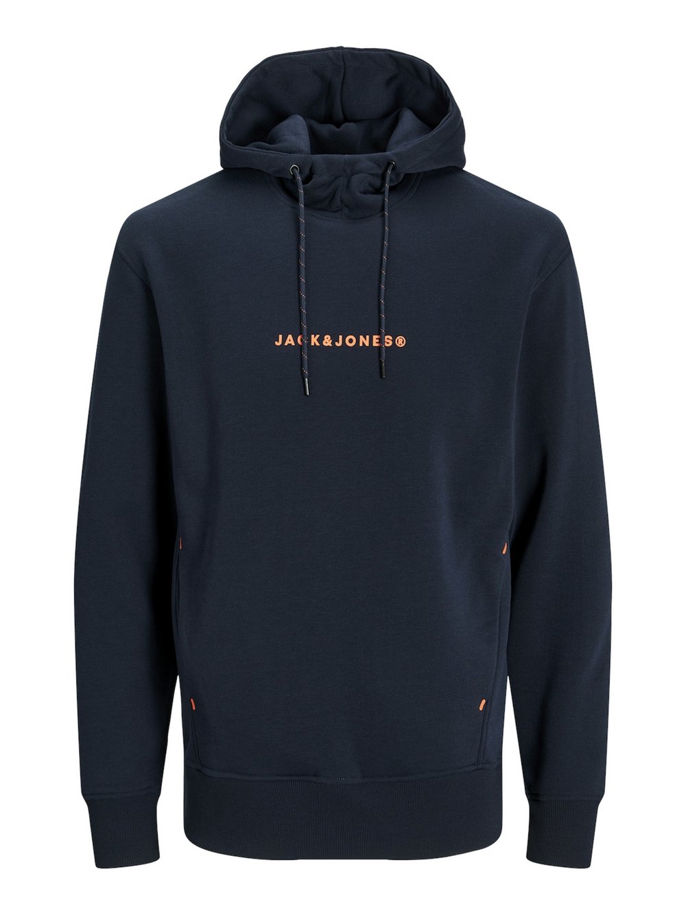 Jack & Jones Kapuzenpullover Herren blau bedruckt, XL