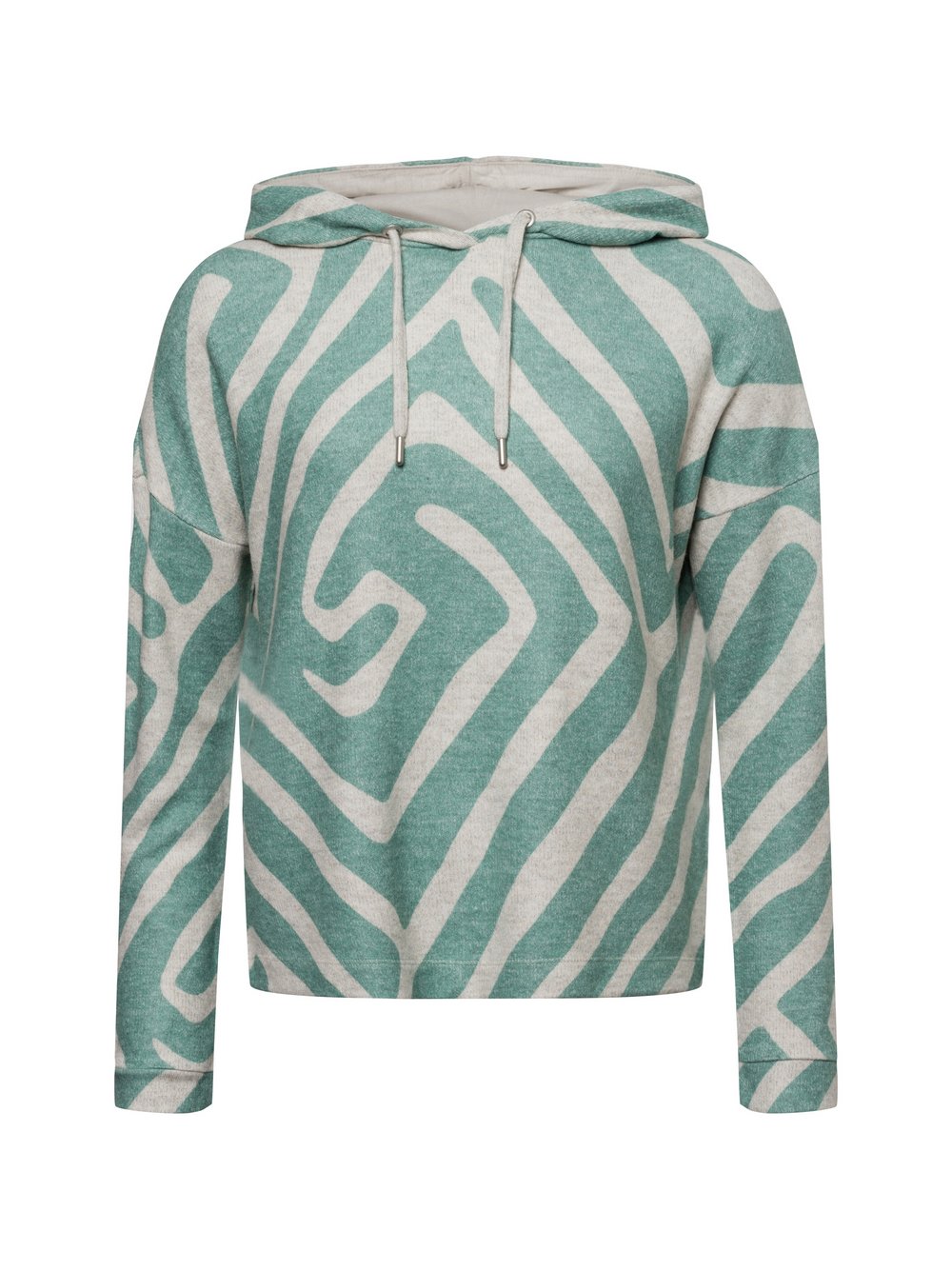 Street One Kapuzenpullover Damen mehrfarbig gemustert, 38