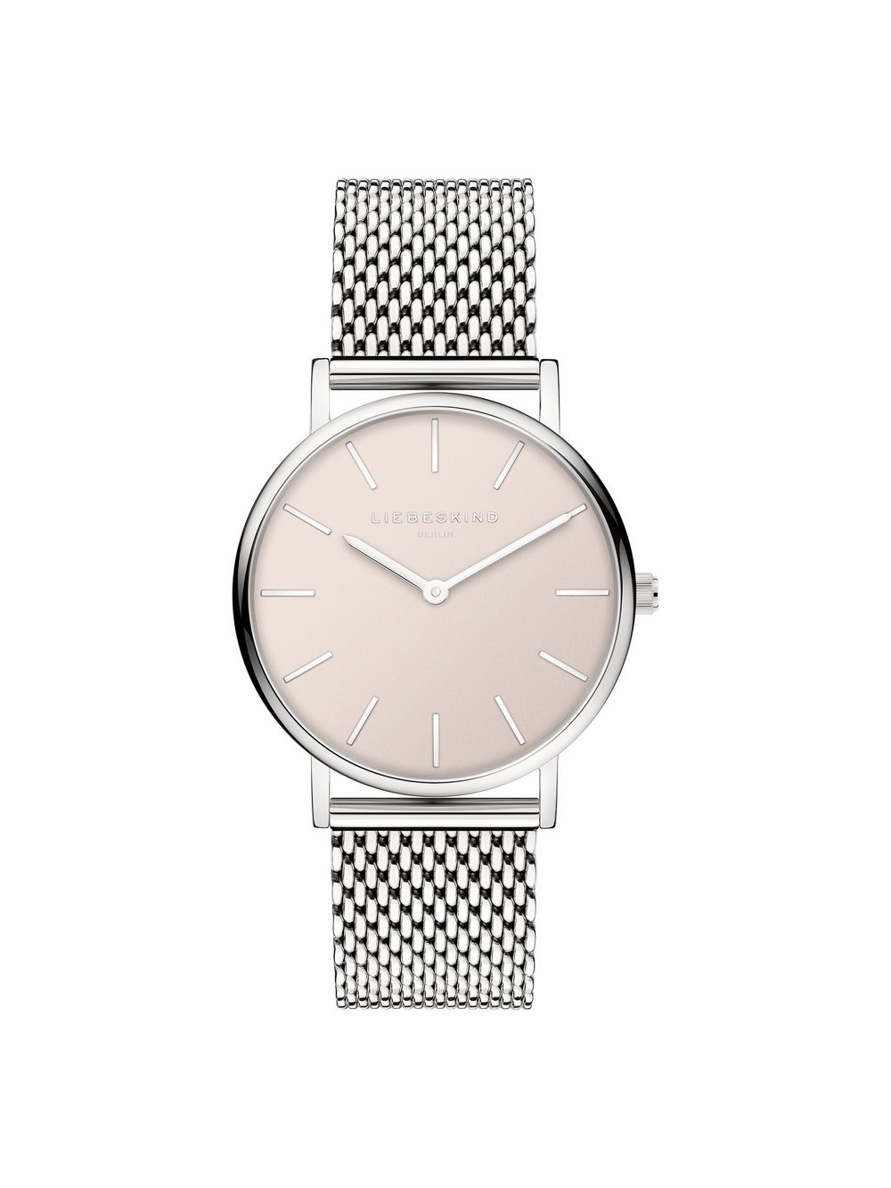 Liebeskind Berlin Armbanduhr Damen Leder silber, ONE SIZE