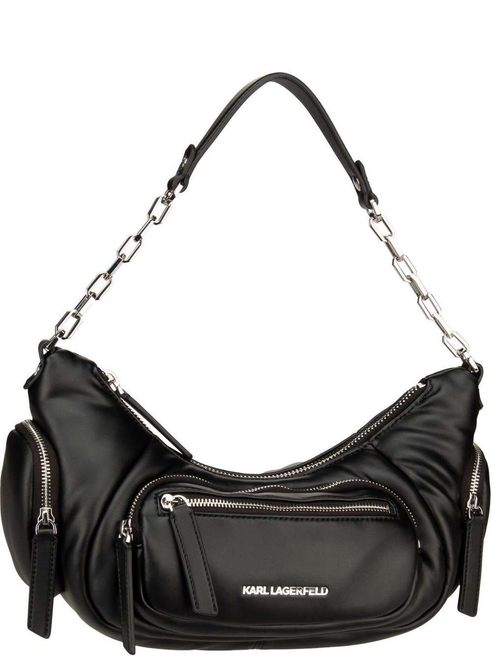 KARL LAGERFELD Handtasche Damen Kunstleder schwarz, ONE SIZE