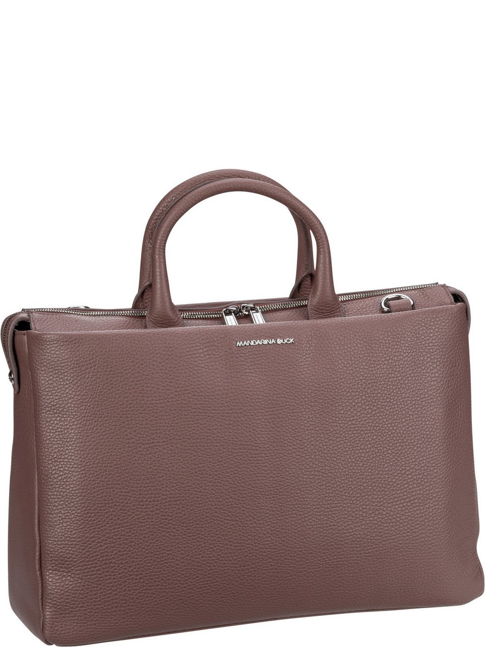 Mandarina Duck Aktentasche Damen Leder braun, ONE SIZE