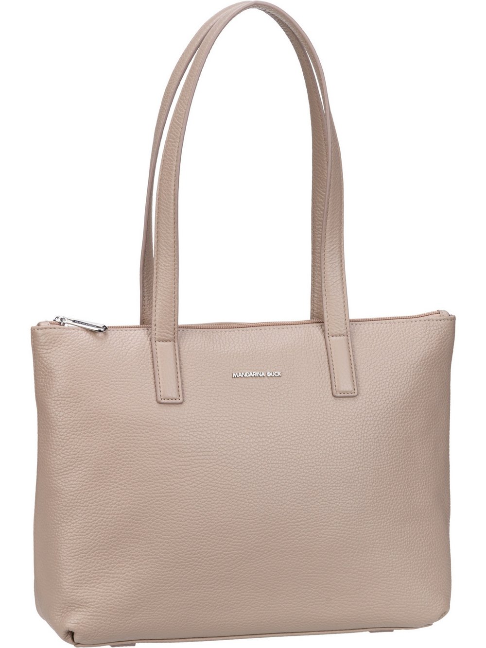 Mandarina Duck Shopper Damen Leder beige, ONE SIZE