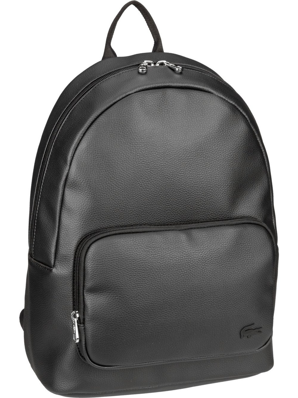 Lacoste Rucksack Herren Kunstleder schwarz, ONE SIZE