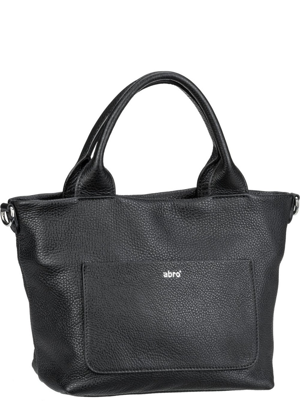 abro Handtasche Damen Leder schwarz, ONE SIZE