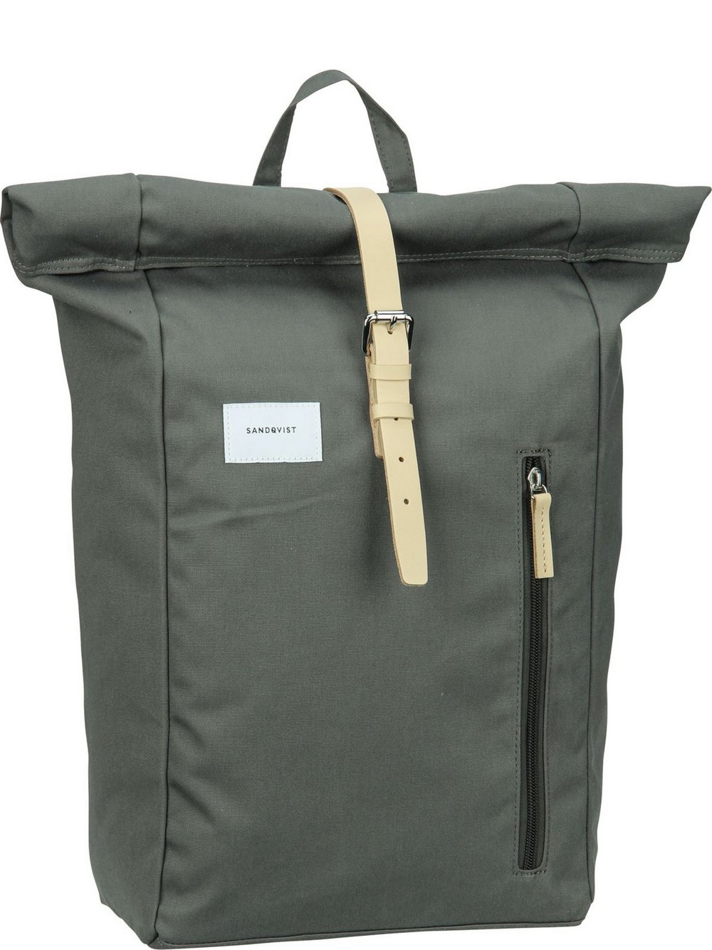 Sandqvist Rucksack Damen Baumwolle grau, ONE SIZE