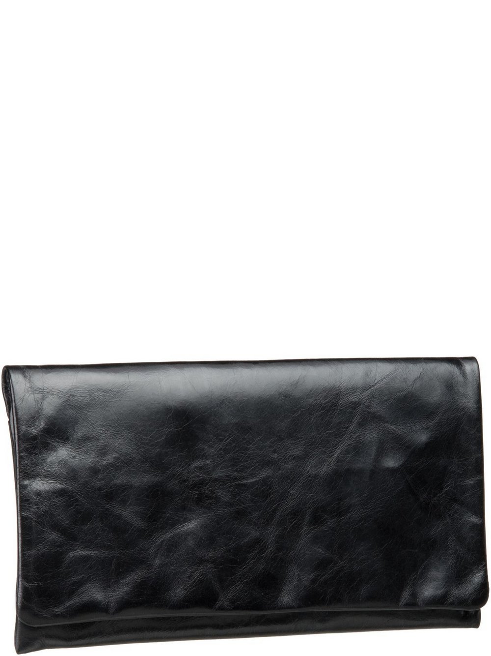 abro Clutch Damen Leder schwarz, ONE SIZE