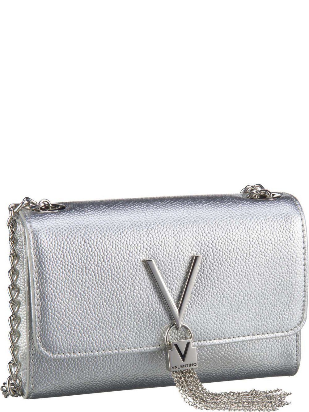 Valentino by Mario Valentino Clutch Damen Kunstleder grau, ONE SIZE