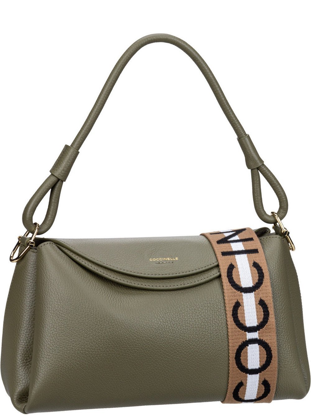 Coccinelle Handtasche Damen Leder grün, ONE SIZE