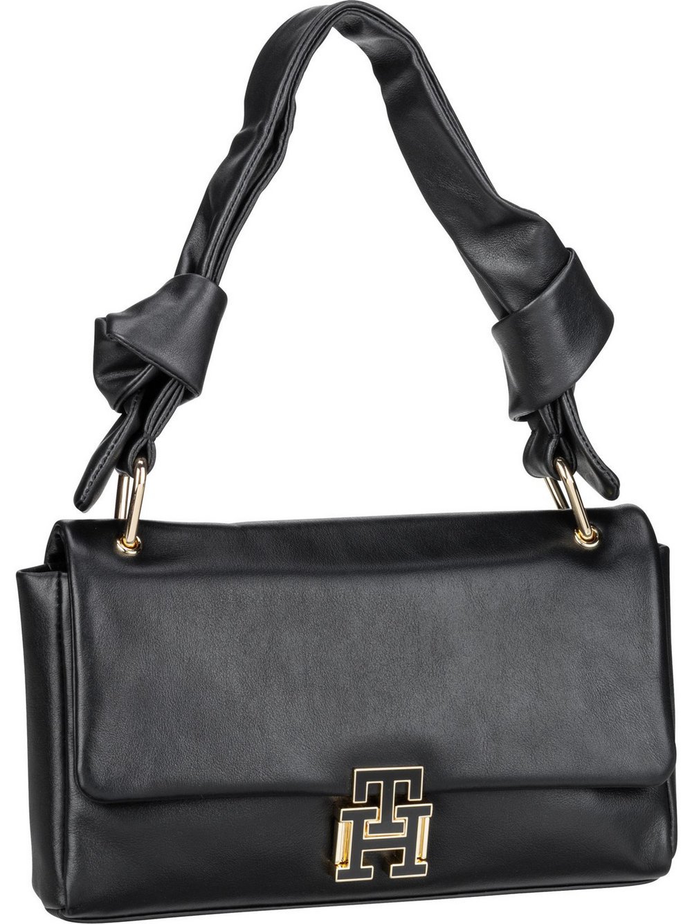 Tommy Hilfiger Handtasche Damen Leder schwarz, ONE SIZE