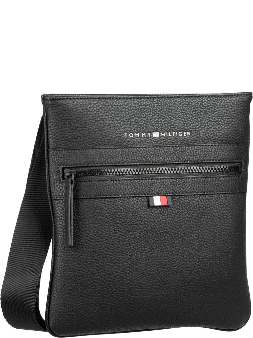 Tommy Hilfiger Beuteltasche Damen Kunstleder schwarz, ONE SIZE