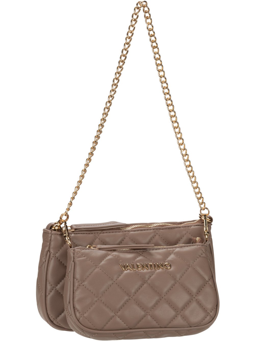 Valentino by Mario Valentino Handtasche Damen Kunstleder grau, ONE SIZE