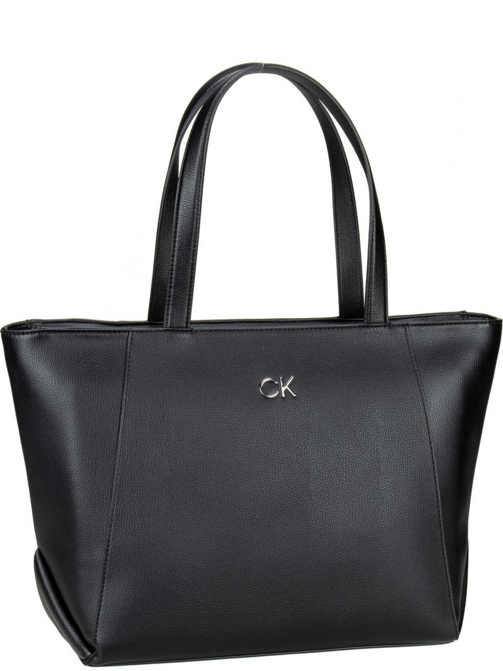 Calvin Klein Shopper Damen Kunstleder schwarz, ONE SIZE