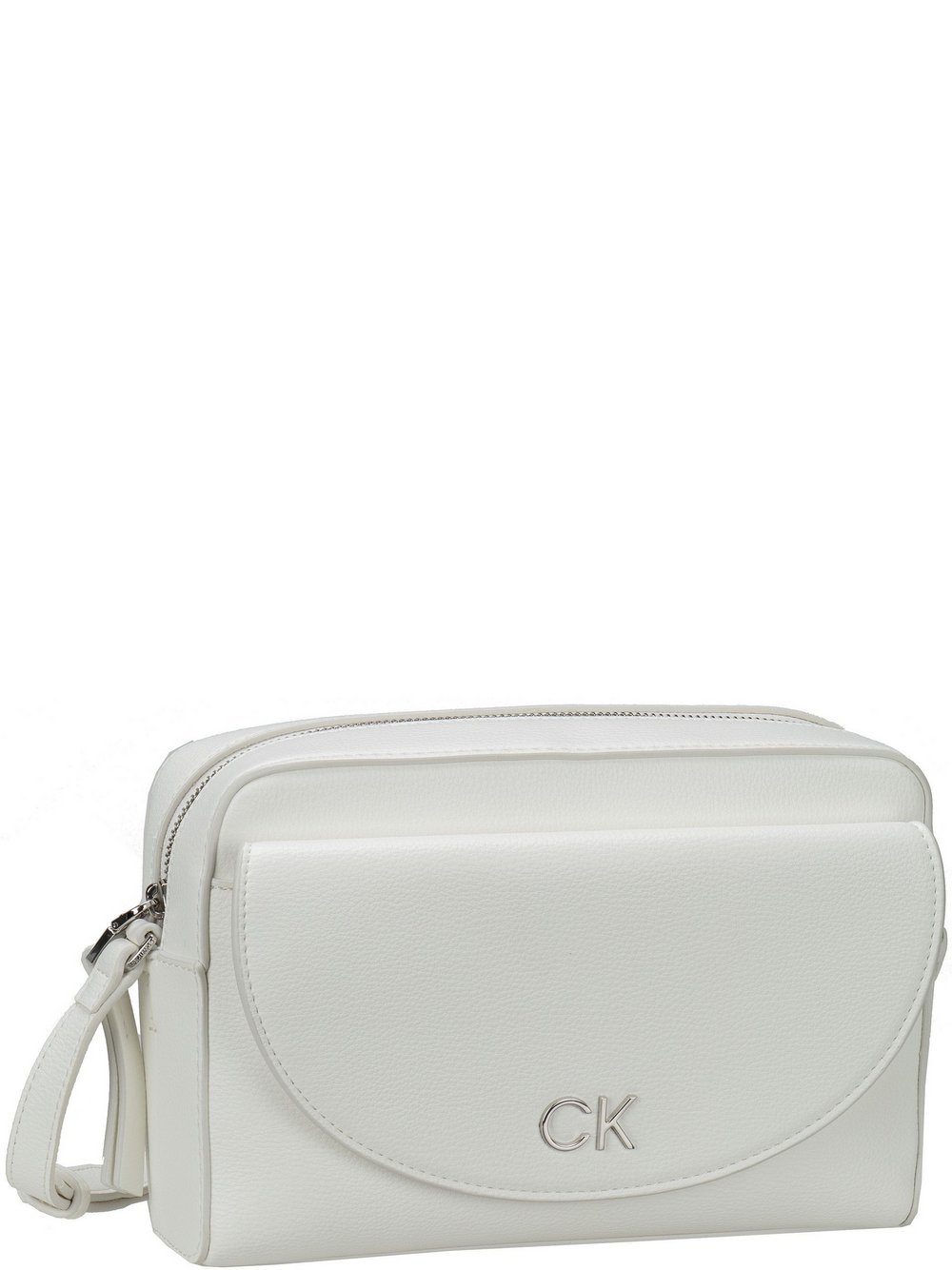 Calvin Klein Bodybag Damen Kunstleder weiß, ONE SIZE