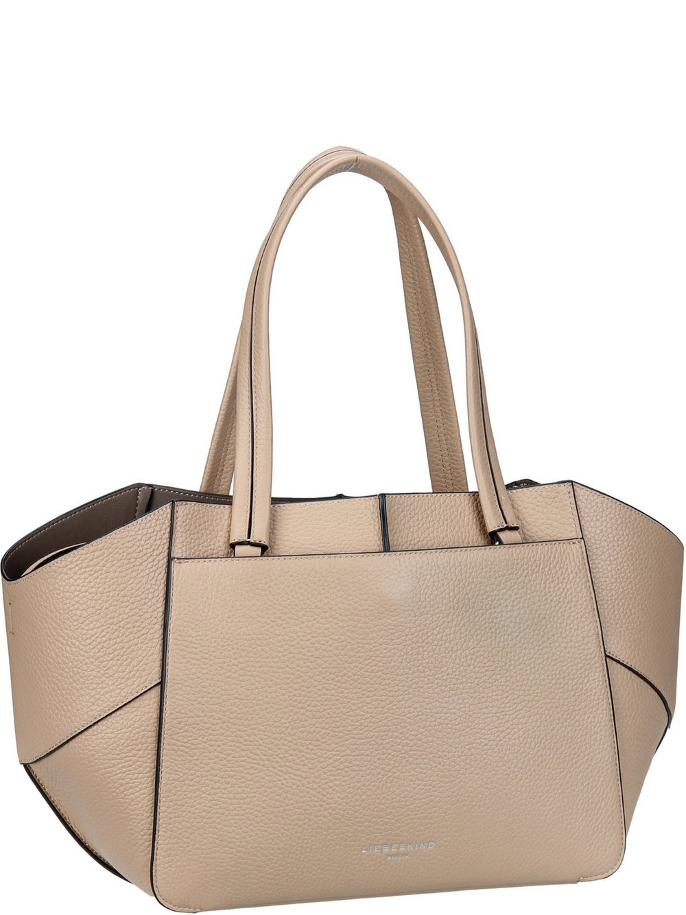 Liebeskind Berlin Shopper Damen Leder beige, ONE SIZE