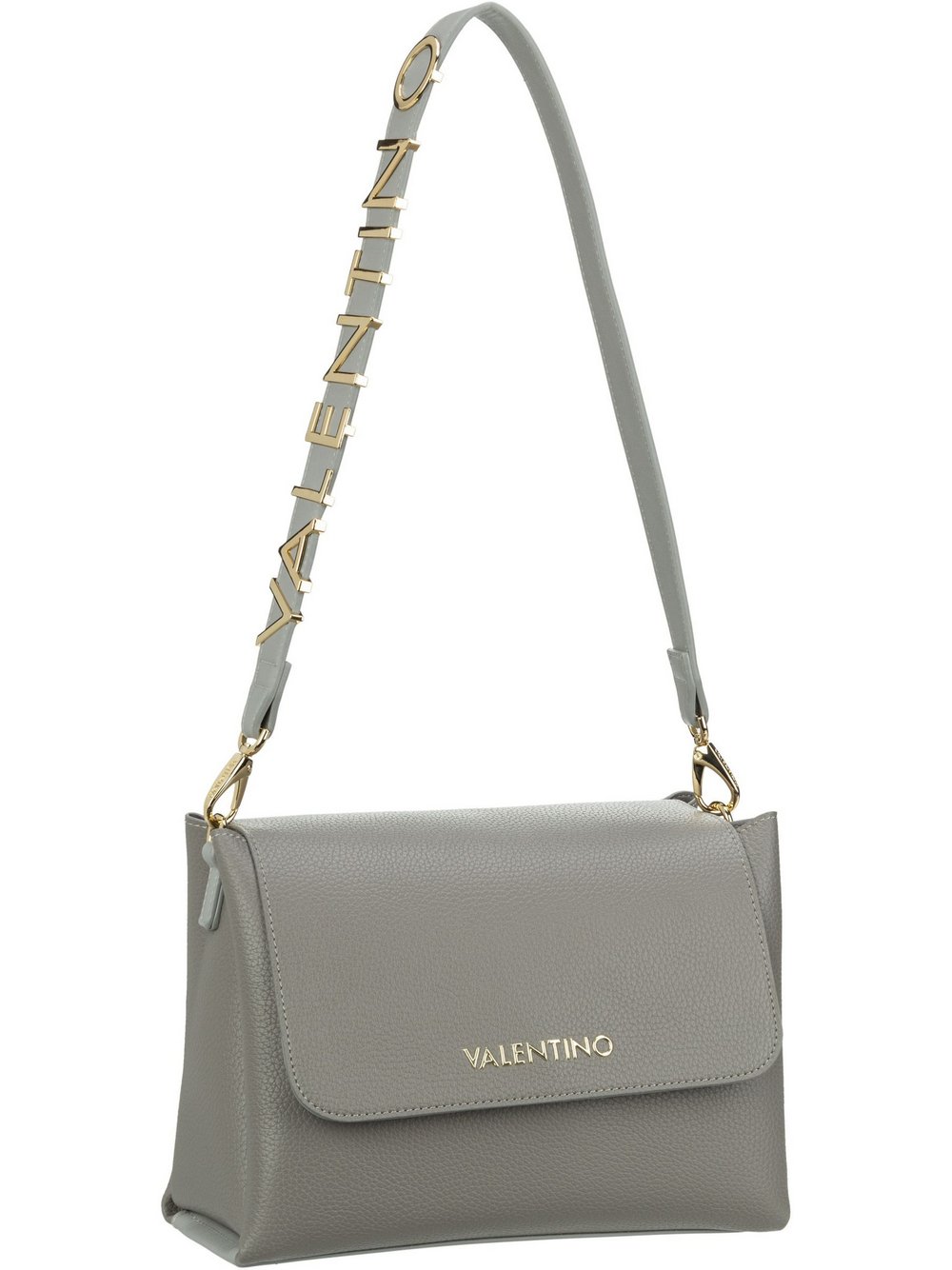 Valentino by Mario Valentino Handtasche Damen Kunstleder grau, ONE SIZE