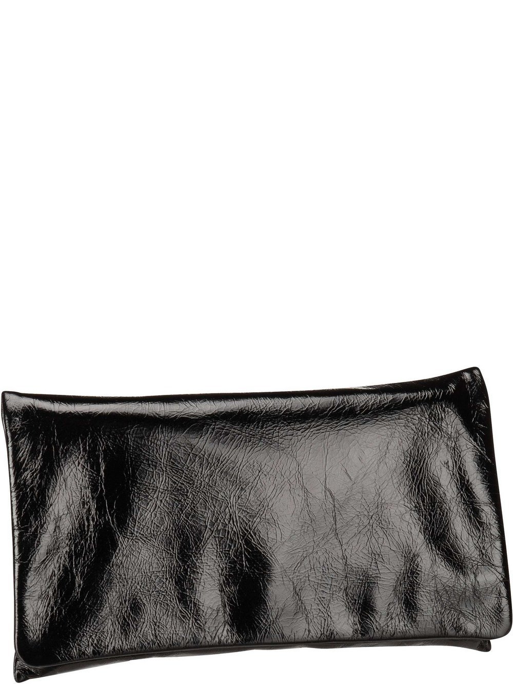 abro Clutch Damen Leder schwarz, ONE SIZE