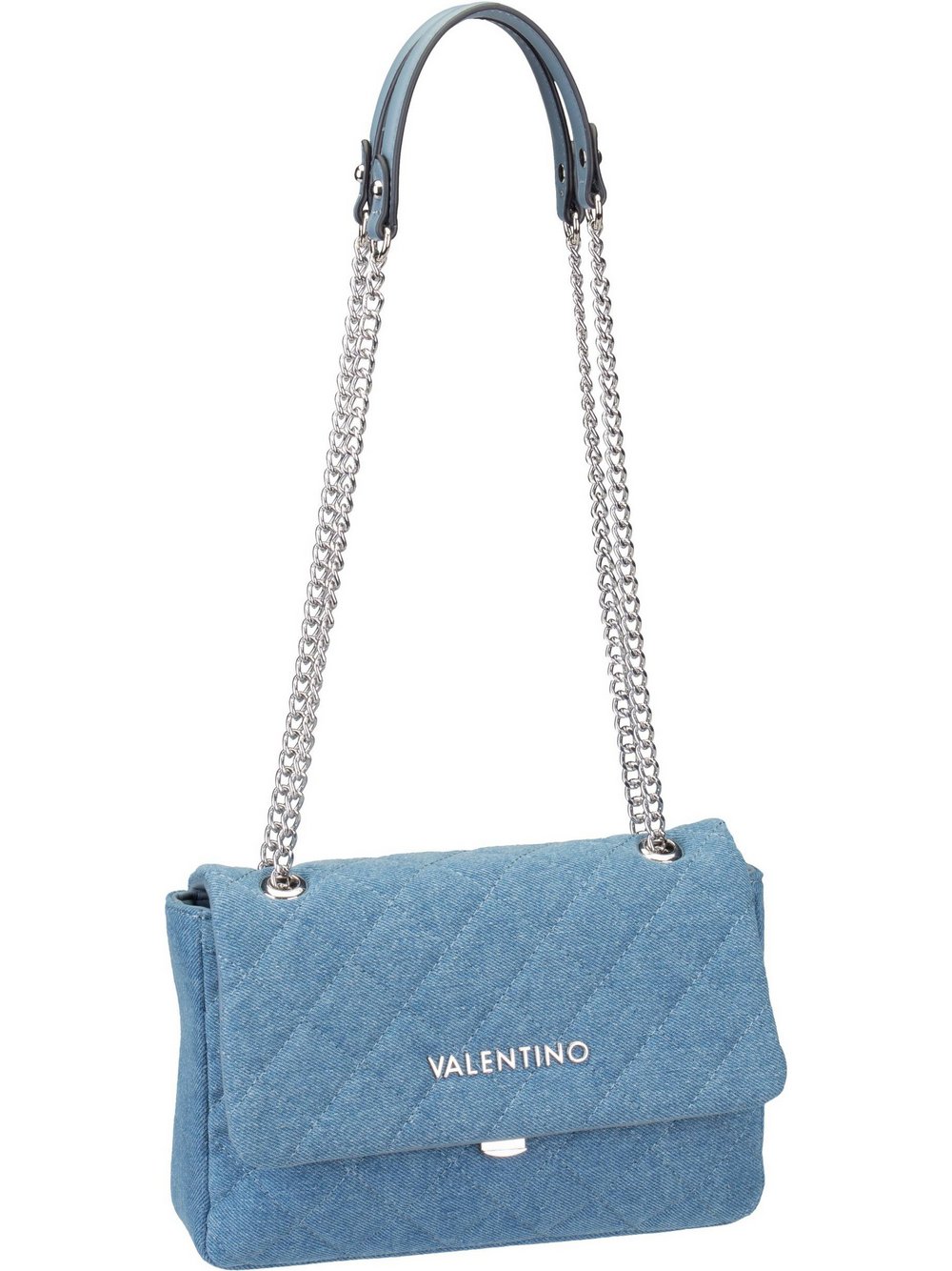 Valentino by Mario Valentino Handtasche Damen Textil blau, ONE SIZE