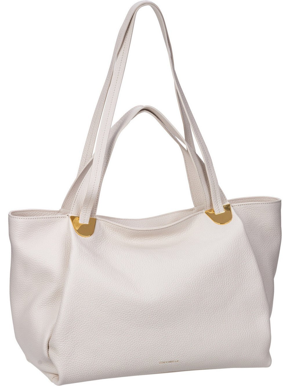 Coccinelle Shopper Damen Leder weiß, ONE SIZE