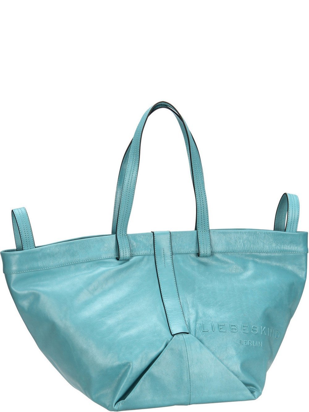 Liebeskind Berlin Shopper Damen Leder blau, ONE SIZE