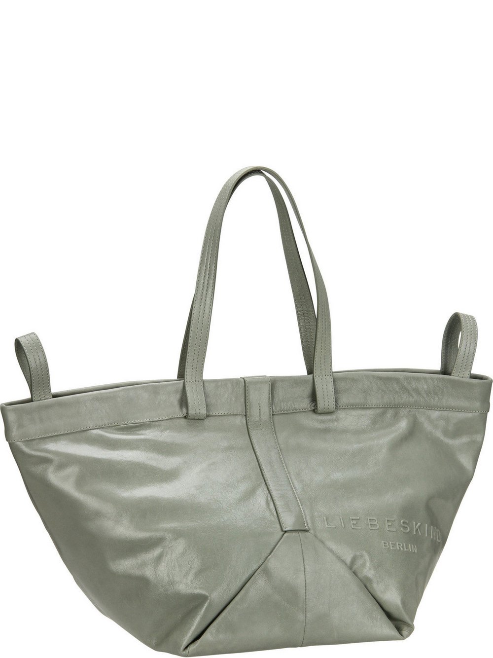 Liebeskind Berlin Shopper Damen Leder grün, ONE SIZE