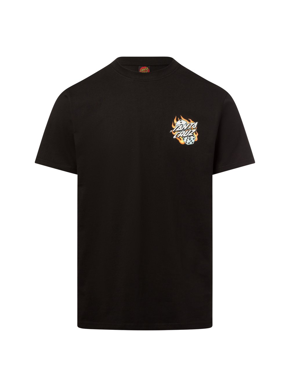 Santa Cruz T-Shirt Herren Baumwolle schwarz, M