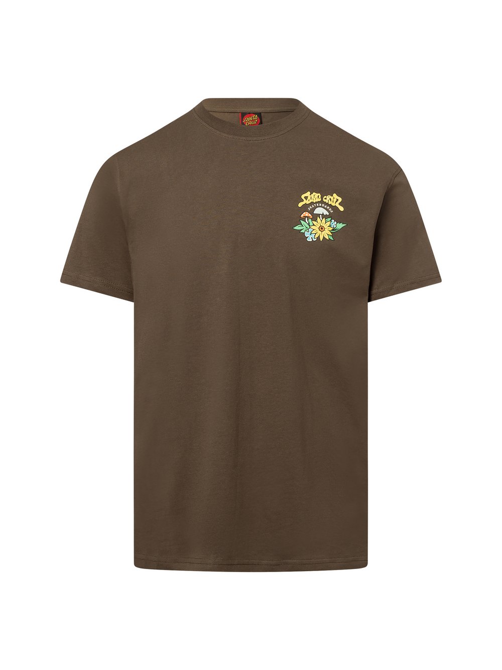 Santa Cruz T-Shirt Herren Baumwolle grau, L