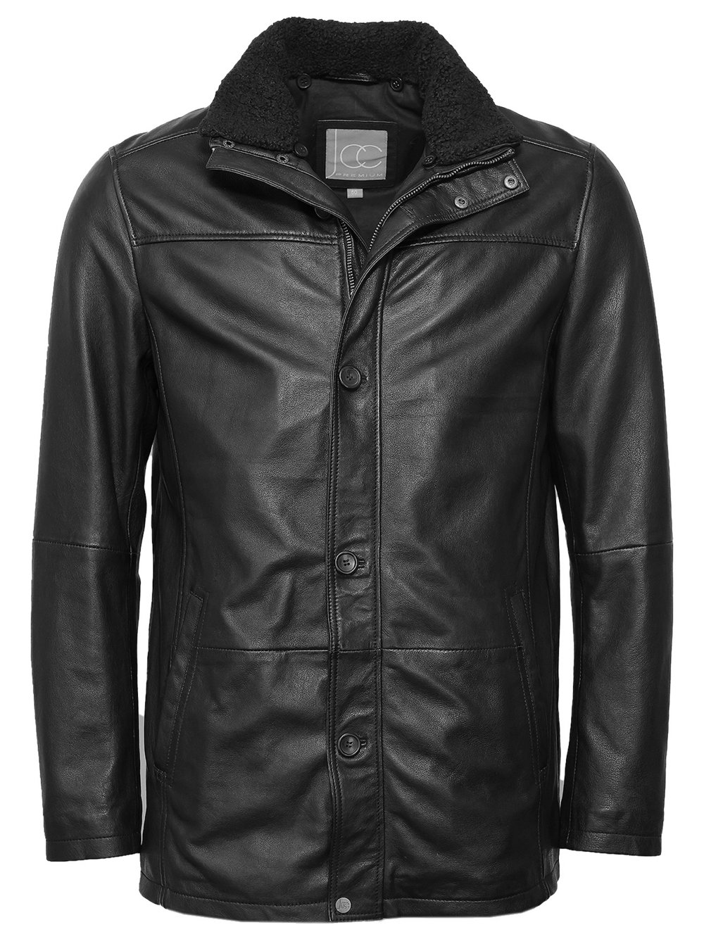 JCC Lederjacke Herren schwarz, 52