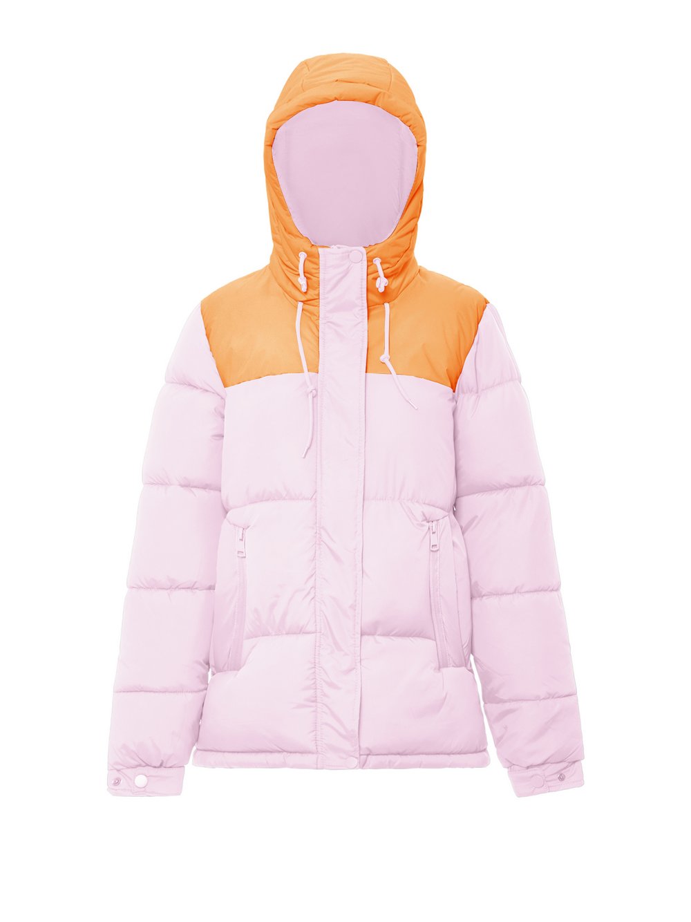 Mo Wattierte Steppjacke Damen pink, XS