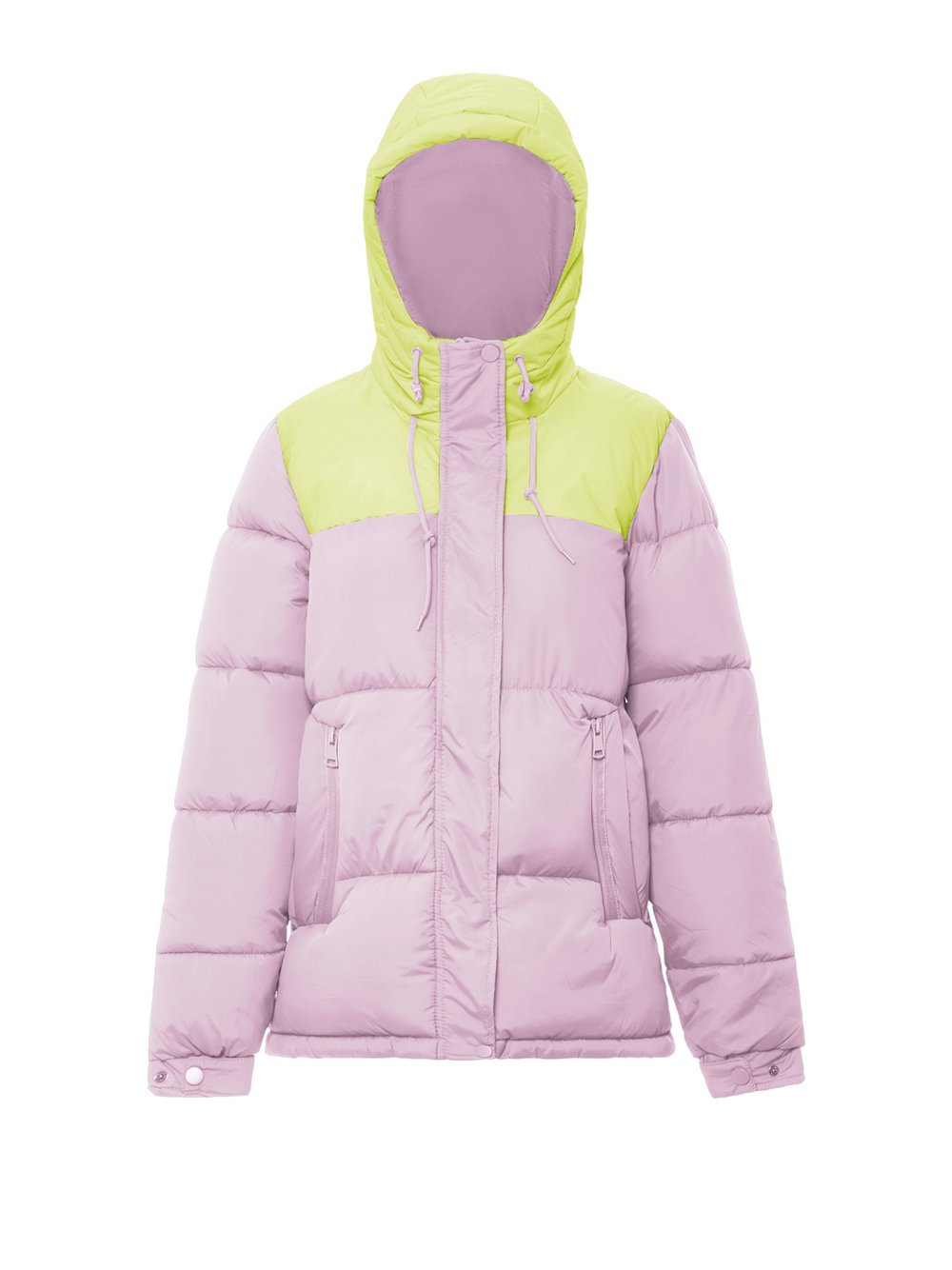 Mo Wattierte Steppjacke Damen pink, XL