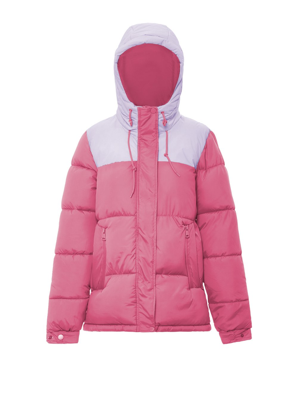 Mo Wattierte Steppjacke Damen pink, M