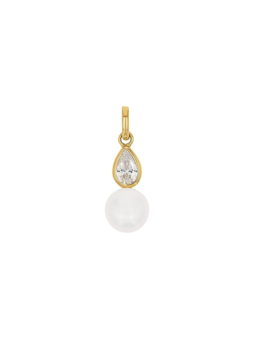 Thumbnail - amor Motivanhänger Damen Gelbgold gold, ONE SIZE