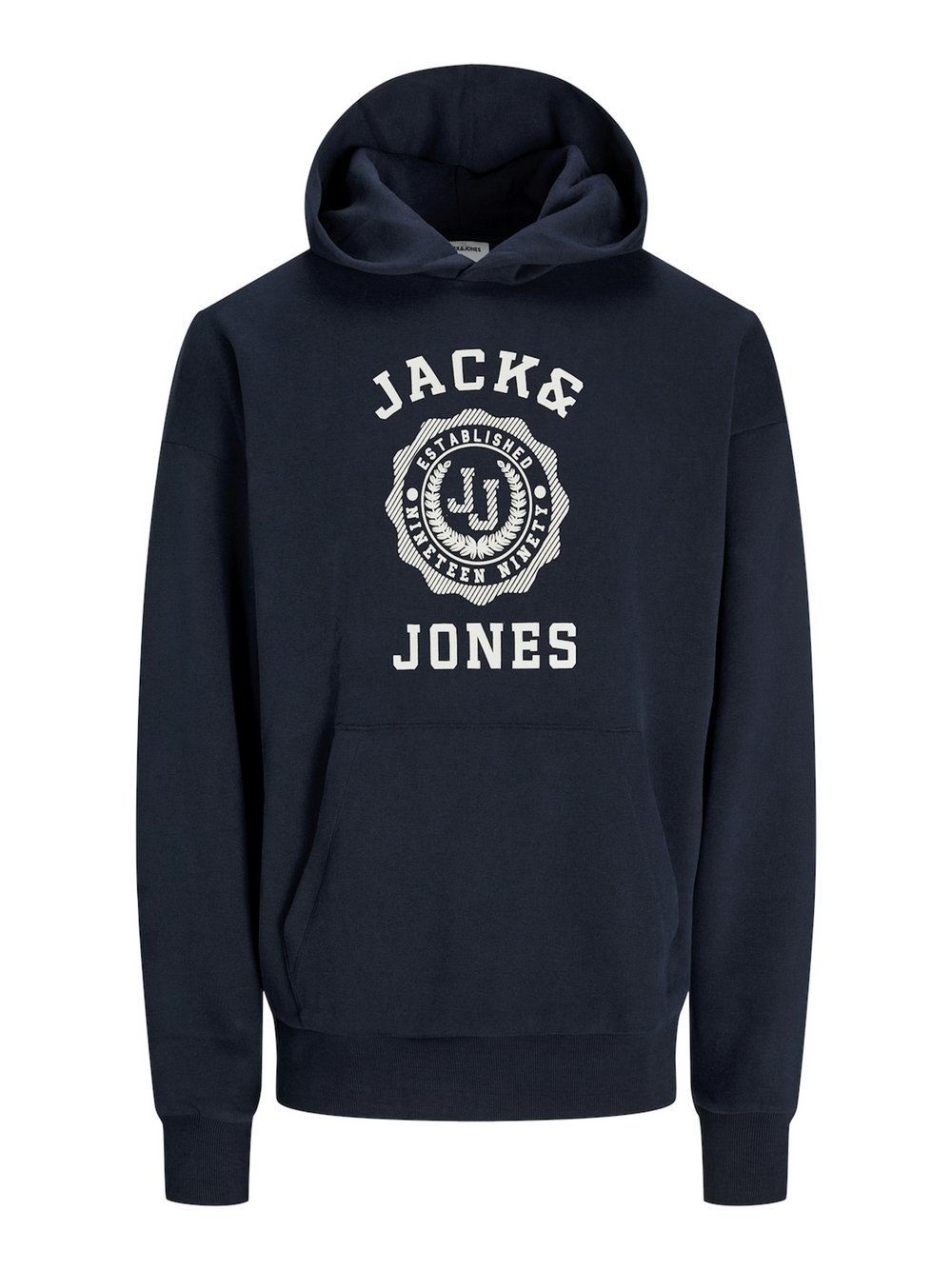 Jack & Jones Kapuzenpullover Herren Baumwolle blau bedruckt, M