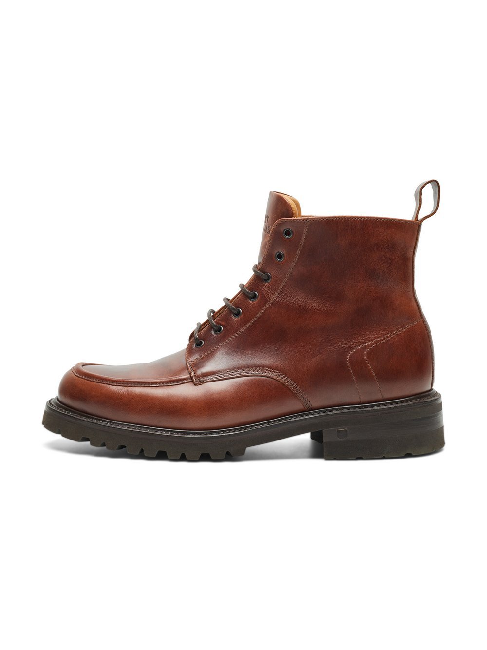 Henry Stevens Schnürboots – Harry NB5 Herren Leder braun, 42.5