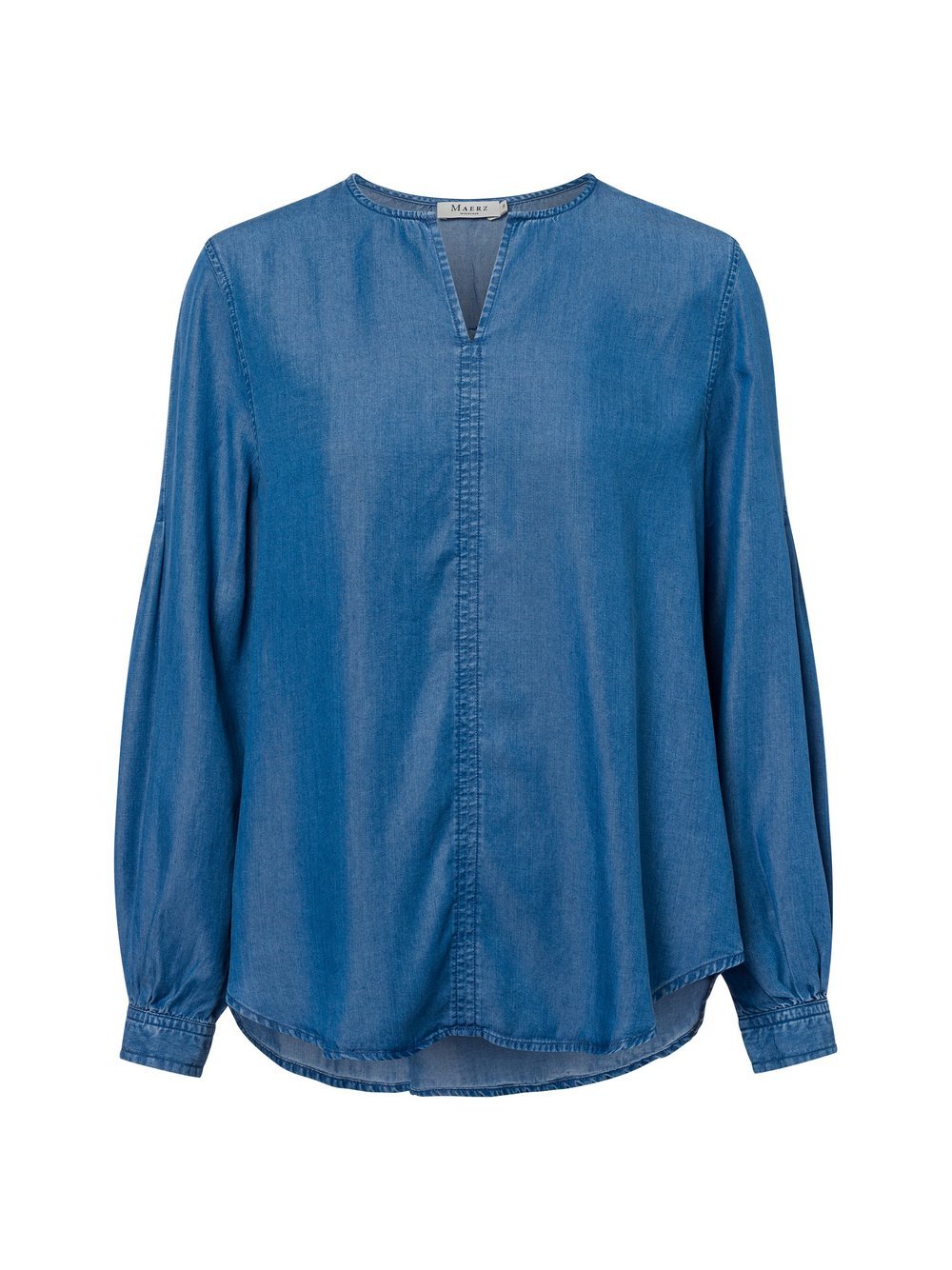 MAERZ Bluse Damen Lyocell blau, 40
