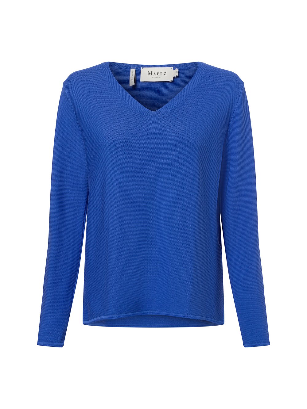 MAERZ Strickpullover Damen Baumwolle blau, 36