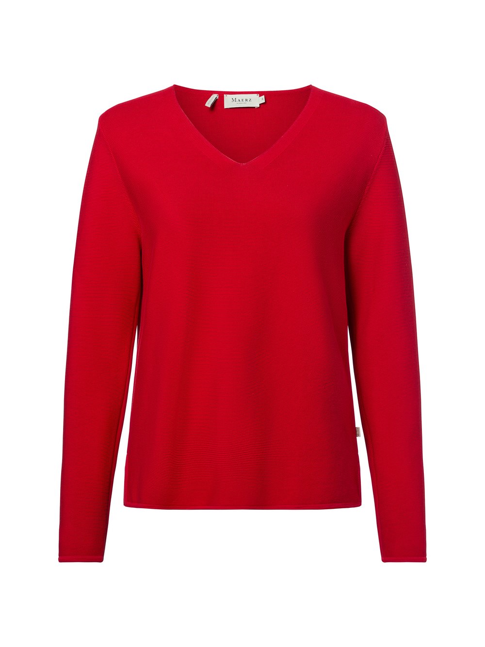 MAERZ Strickpullover Damen Baumwolle rot, 42