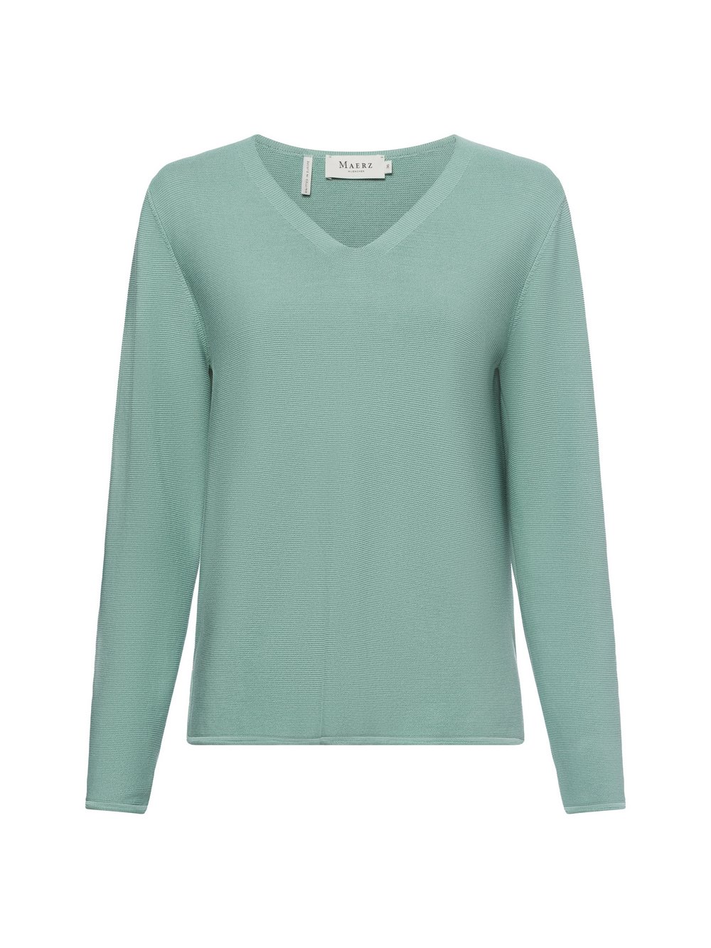MAERZ Strickpullover Damen Baumwolle grün, 36