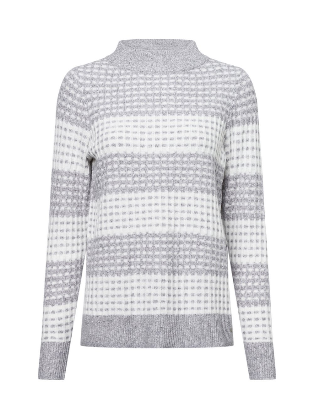 Olsen Strickpullover Damen grau gestreift, 44