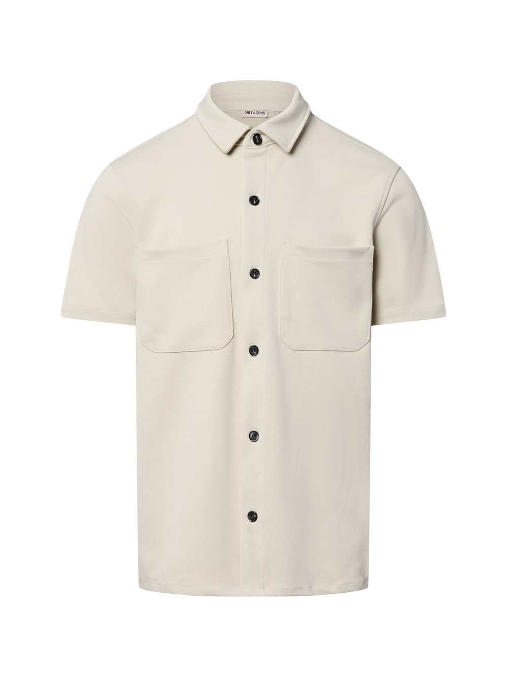 Thumbnail - Only&Sons Freizeithemd Herren Regular Fit beige strukturiert, XXL