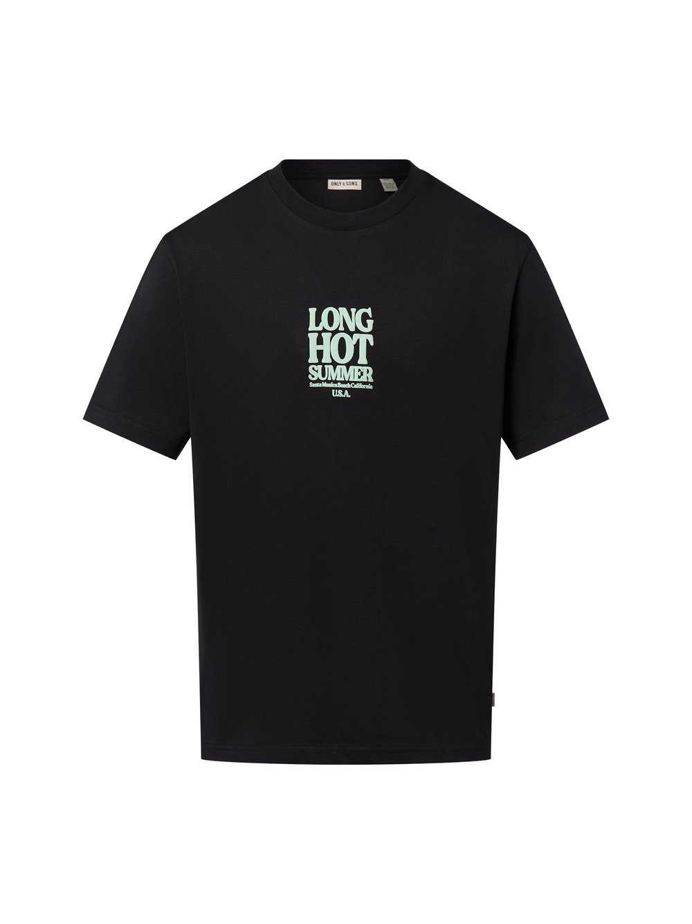 Only&Sons T-Shirt Herren Baumwolle schwarz bedruckt, M