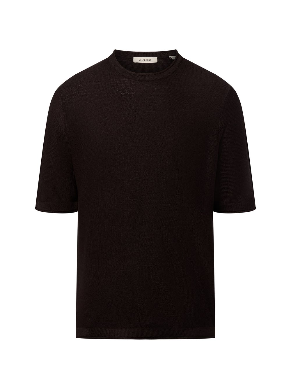 Only&Sons Strick-Shirt Herren Feinstrick schwarz, XXL