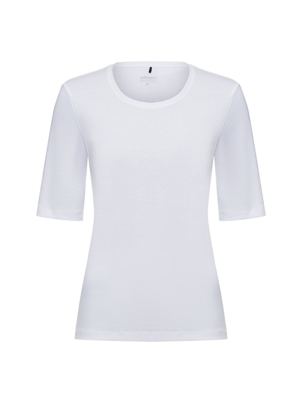 Olsen T-Shirt Damen Baumwolle weiß, 44