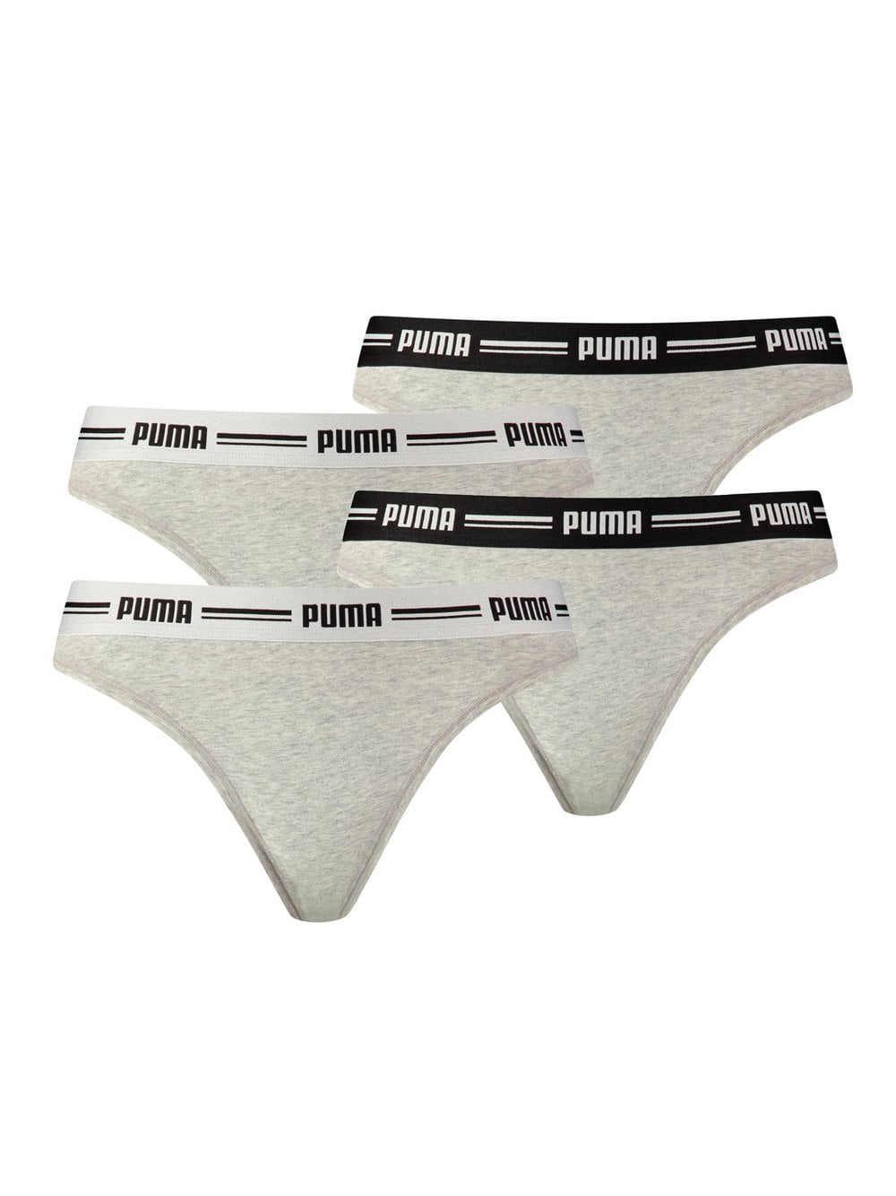 Thumbnail - Puma String 4er Pack Damen Baumwolle grau, XL