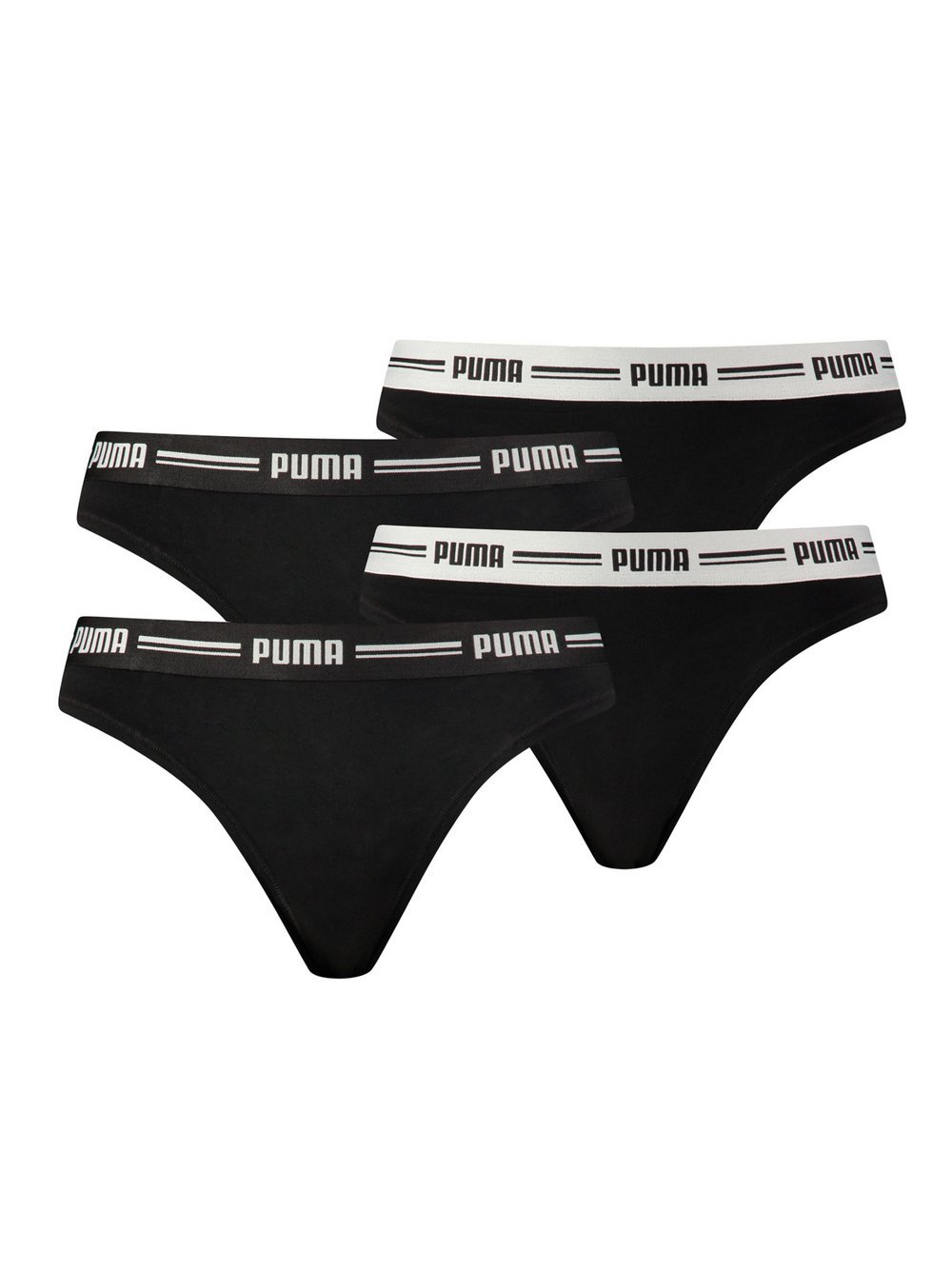 Puma String 4er Pack Damen Baumwolle schwarz, XL