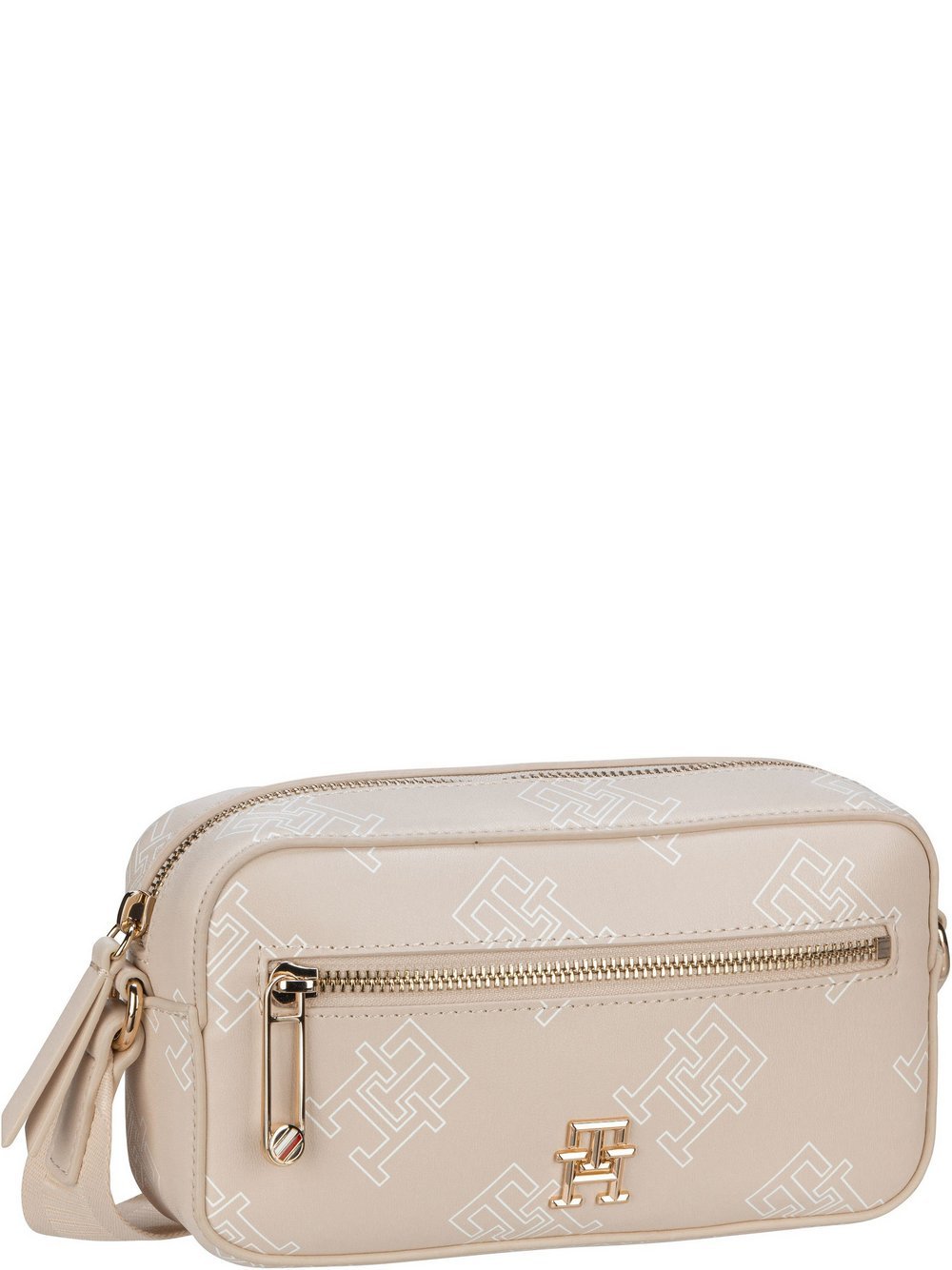 Tommy Hilfiger Umhängetasche Damen Kunstleder beige, ONE SIZE