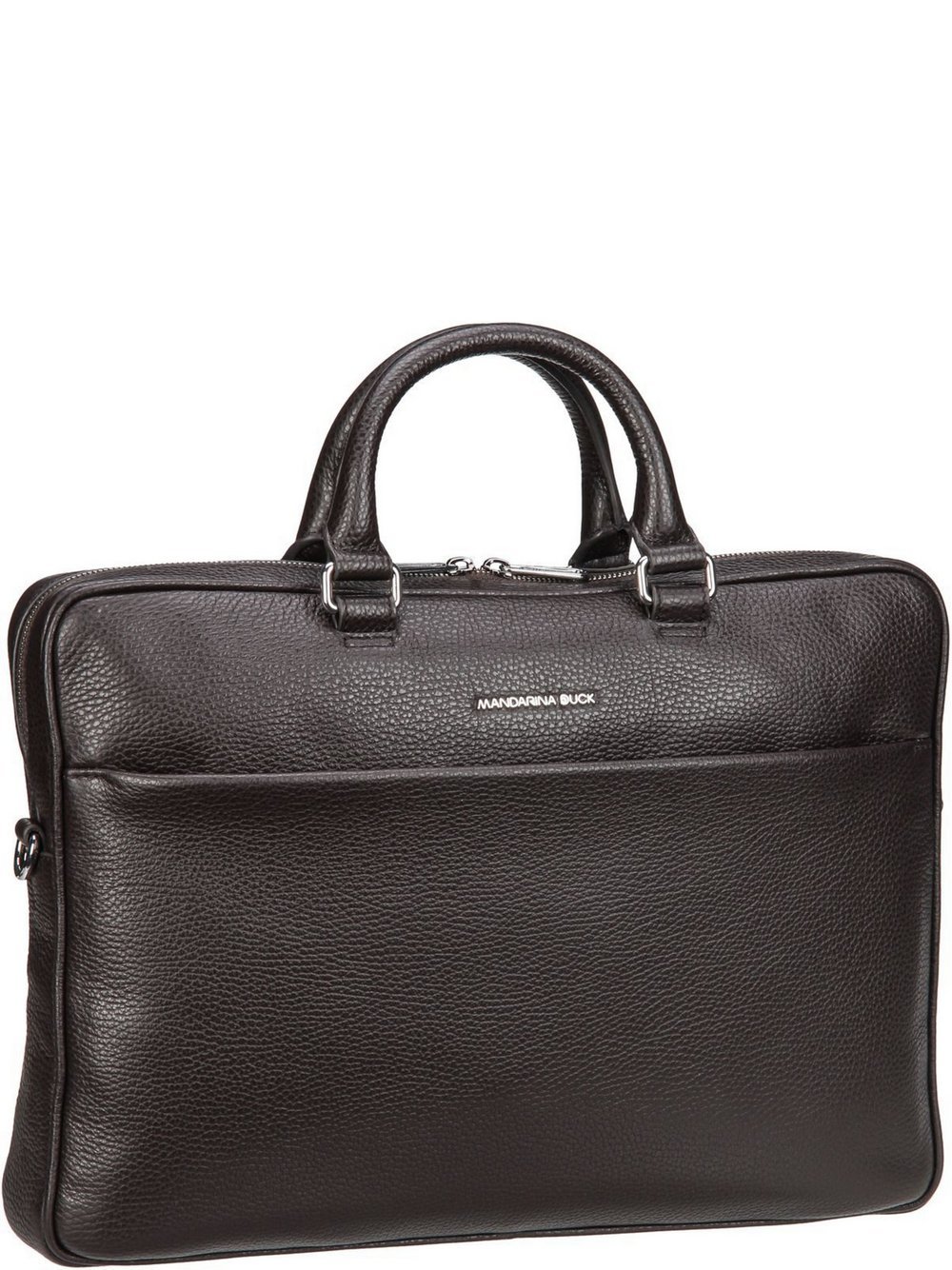 Mandarina Duck Aktentasche Damen Leder braun, ONE SIZE