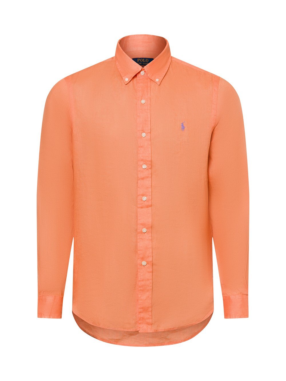 Polo Ralph Lauren Freizeithemd aus Leinen Herren Modern Fit orange, XL