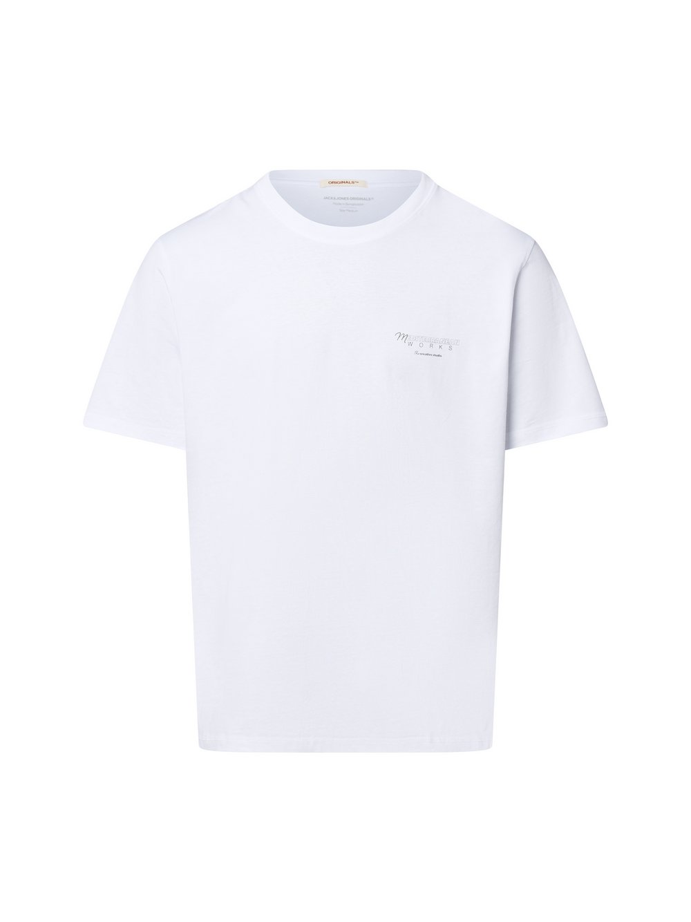 Jack & Jones T-Shirt Herren weiß bedruckt, XL